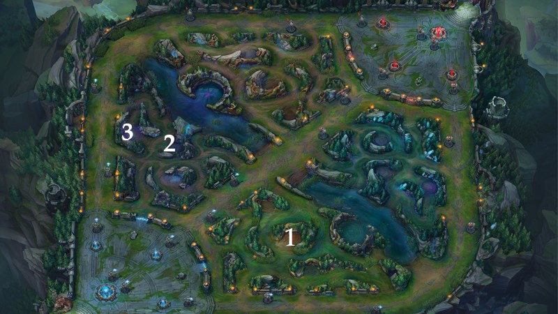 Hướng dẫn vòng rừng đạt cấp độ 3 sớm để gank trong LMHT